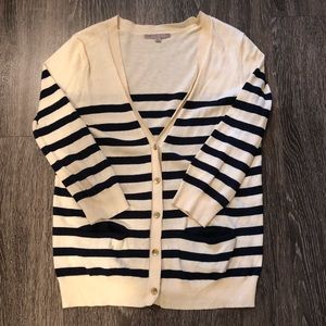 Gap Cream/ Navy Blue Striped Caridi